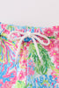 Pink tropical boy swim trunk