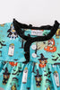 Halloween character print girl dress