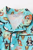 Halloween character print boy pajamas set