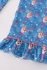 Blue music fan women pajamas set