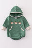 Forest duck french knot hoodie bubble