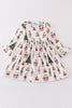 White grinch print dress