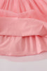 Pink princess embroidery tutu dress