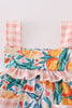 Citrus Bloom print girl bloomer set