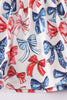 Bow print mom&me top