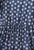 Navy daisy print mom dress