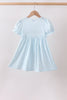 Blue School Apple French Knot Dress