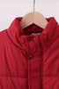Maroon mom&me puffer vest