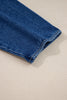 Sail Blue Vintage Fastening Big Patched Pockets Straight Cut Deep Wash Denim Jacket