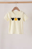 Beige character french knot top
