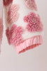 Floral print fleece jacket