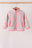 Pink bow fleece jacket