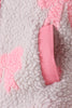 Pink bow fleece jacket