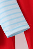 Blue Milk Santa Cookies Stripe Pants Set