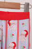 Blue santa claus bamboo pajama set