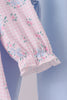 Pink floral bow pants set