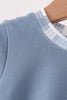 Blue plaid pocket bubble