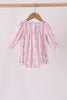 Pink Pearl Bow Floral Bubble