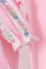 Pink Pearl Bow Floral Set