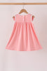 Pink pumpkin embroidery dress