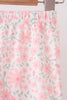 Pink floral bow pants set