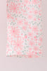 Pink floral bow pants set