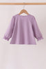 Purple goose embroidery top