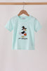 Blue goose embroidery top