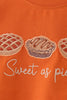 Sweet as pie embroidery top