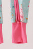Green christmas tree bamboo zipper romper