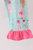Green christmas tree bamboo pajama set