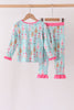 Green christmas tree bamboo pajama set