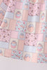 Pink pumpkin ruffle bloomer set