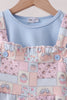 Pink pumpkin ruffle 2pc set