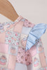 Pink pumpkin ruffle bubble