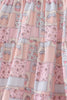 Pink pumpkin smocked mom&me dress