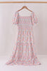 Pink pumpkin smocked mom&me dress