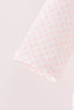 Pink santa claus dot applique ruffle bubble