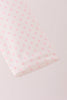 Pink santa claus dot applique ruffle romper
