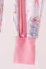 Pink nutcracker bamboo romper