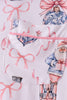 Pink nutcracker bamboo mom&me pajama set