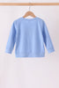 Blue Milk Cookies Embroidery Top