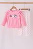 Pink Milk Cookies Ruffle Set