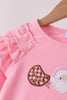 Pink Milk Cookies Ruffle Set