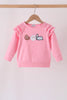 Pink Milk Cookies Ruffle Top