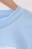 Blue Turkey Embroidery Top