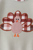 Sage Turkey Applique Romper