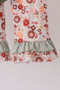Sage Turkey Applique Ruffle Pants Set