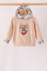 Camo Deer Applique Hoodie