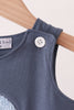 Navy football bow french knot jonjon
